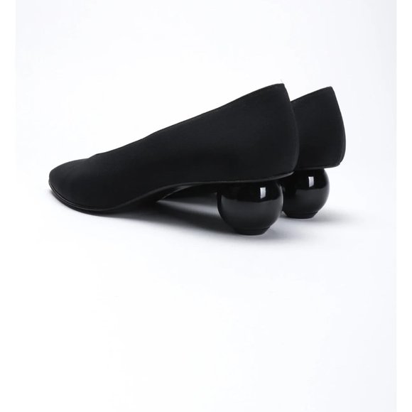 Vintage Saint Laurent Sculpted Ball Heels - Size - Picture 3 of 8